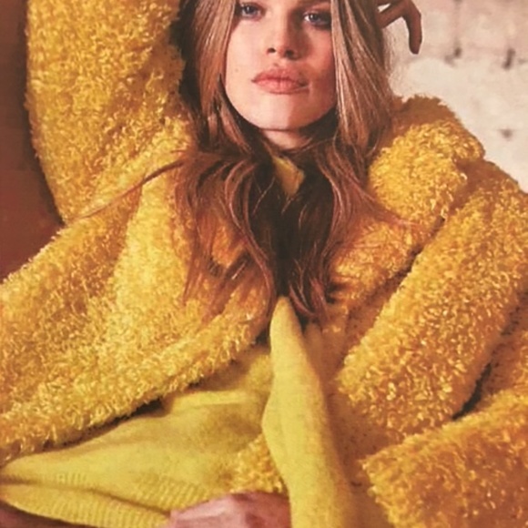 Oui Collection Teddy Bear Faux Fur Coat in fun colours - Picture 1 of 4
